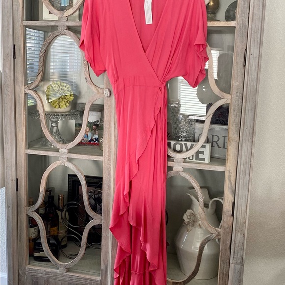 Young Fabulous & Broke Dresses & Skirts - NWT-Young Fabulous & Broke Wrap Dress w/Ruffle